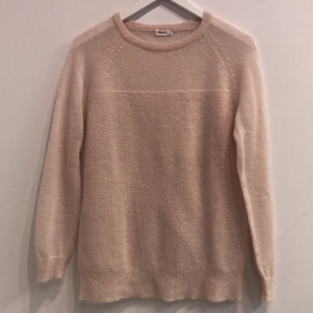 Filippa K Light Pink Light Mohair Rib Pullover